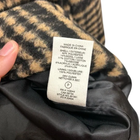 Anthropologie Avec Les Filles Houndstooth Coat - Picture 16 of 16